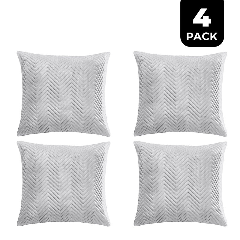 Square Scatter Cushion Cushion Cover, Silver
