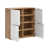 Oak Wotan/White Gloss