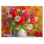 Sunflower Wildflower Farmhouse - œuvre d'art traditionnelle sur toile-724754561-724754548