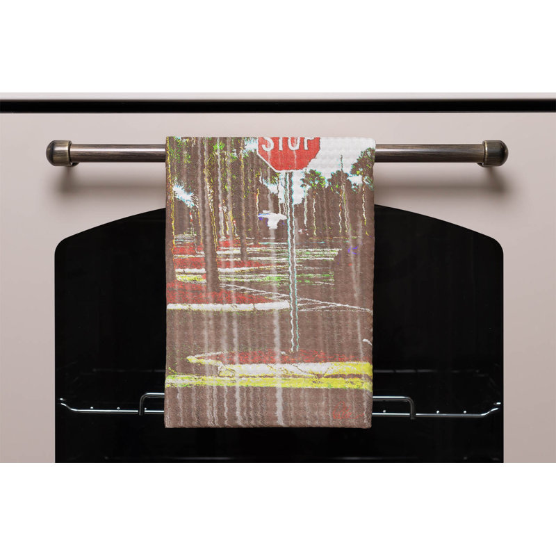 Cotton Floral Tea Towel Kitchen Towel
