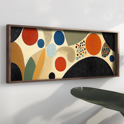 Elegant Decorative Framed MDF Painting, 15.7 x 47.2 x 0.1 inches | 100% MDF with 3 mm Thickness, 100% Pine Wood Frame | UV Printed Artwork for Home Decor, Living Room, Office, Modern Aesthetic