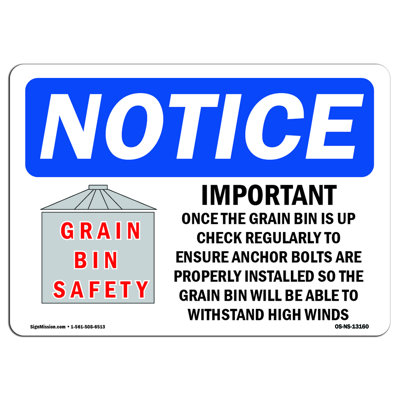 Panneau de sécurité pour silo à grain
