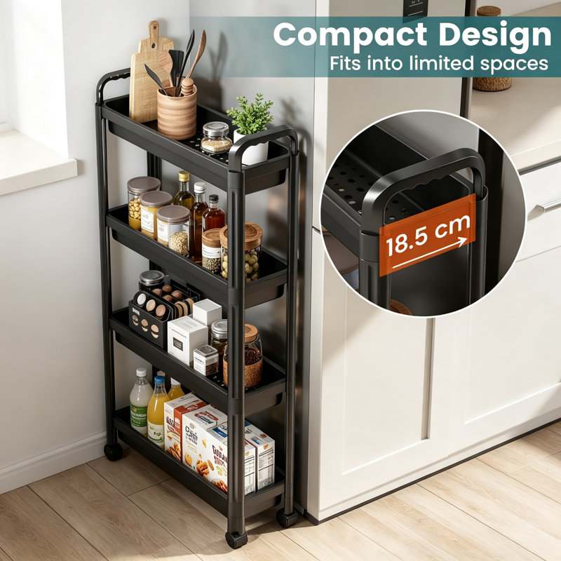 54 cm W Kitchen Cart with
