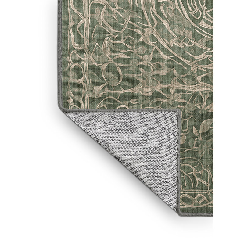 Tapis brun lavable à la machine, Tapis de couloir 2 pi x 4 pi