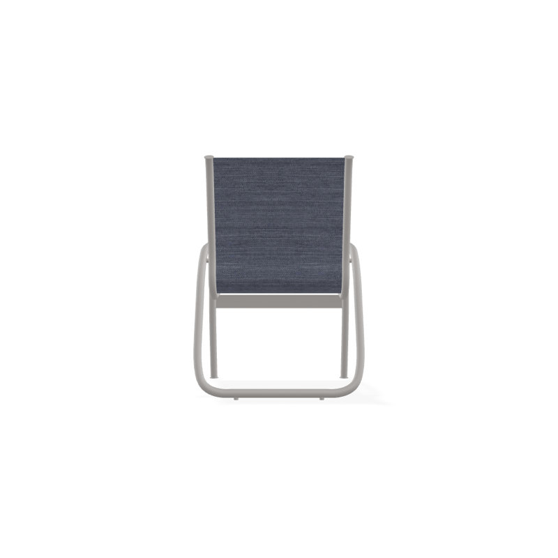 Fauteuil de patio Gardenella, Gris chaleureux texturé, Denim Augustine