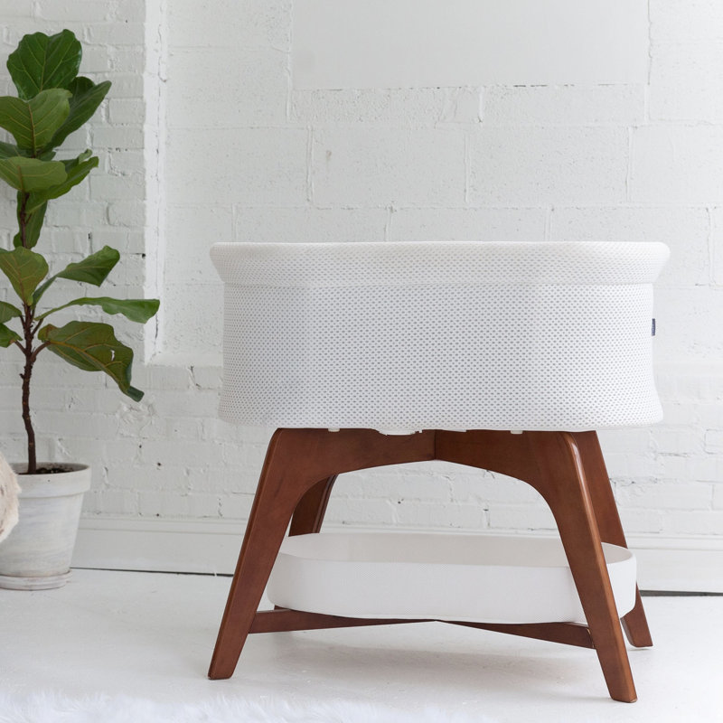 Berceau Evi Smart, Bois brun foncé