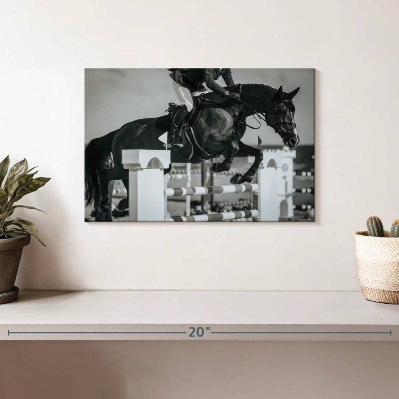 Sireci BW Equestrian Jumping, 8" H x 12" W