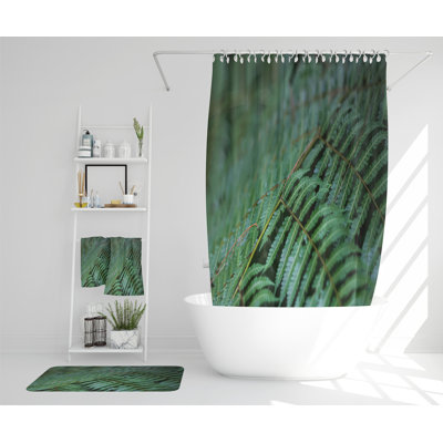 Nathania Polyester Shower Curtain Set