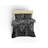 Luxurious Quilt Cover Set, Anthracite & Gold | 65% Cotton / 35% Polyester, 120 Thread Count | Includes 2 Pillowcases (19.7 x 31.5) | Machine Washable, Elegant Design with Button Closure-700699351
