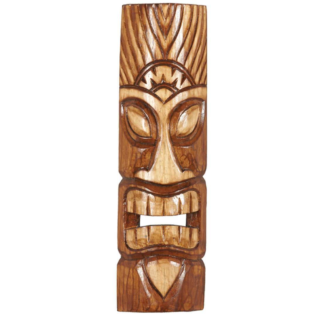 Maher Natural Tiki Mask Wall Décor By RAM Game Room World Menagerie