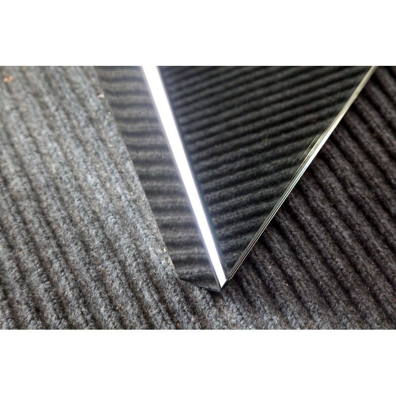 Fidler Metal Rectangle LED Floor Mirror