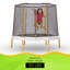 Trampoline rond de 60 po avec enceinte Jumpking - le plaisir ultime pour le jeu intérieur et extérieur!
