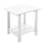 Table de bout rectangulaire double Adirondack résistante aux intempéries pour le jardin, le porche et le balcon-864381630