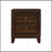 Walnut Finish Nightstand With 2 Ample Drawers