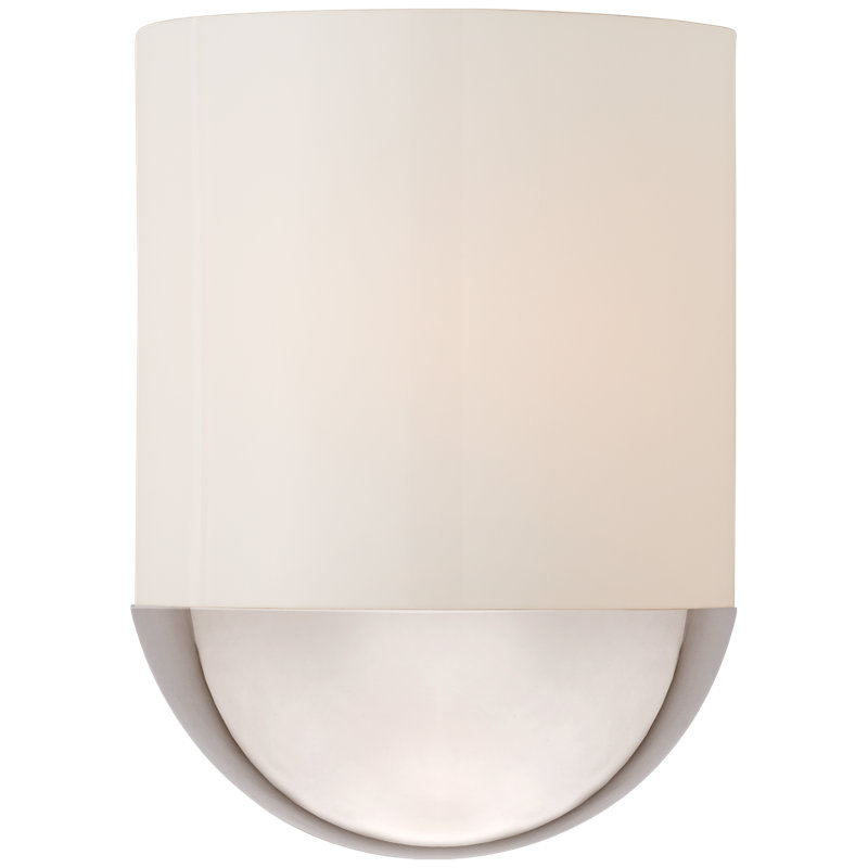 Barbara Barry Crescent Small Sconce, Polished Nickel