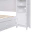 Lit en bois avec armoire et tablette tout-en-un-1190807553
