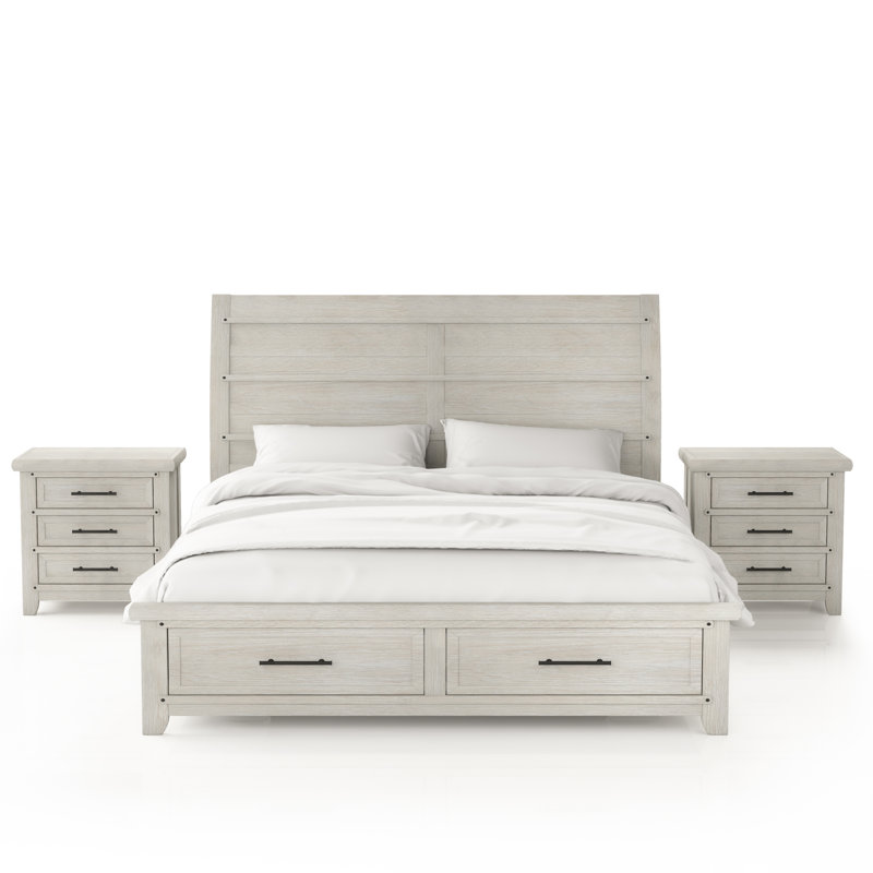 Amasa Solid Wood Piece Bedroom Set