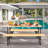 Aleacia 6 - Person Wicker Patio Dining Set with Rectangular Table
