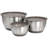 Martha Stewart 3 Piece Stainless Steel Mixing Bowl Set With Lids In Taupe