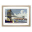 Illustration of Brooklyn Bridge - Picture Frame Painting Print-55579662-55579663