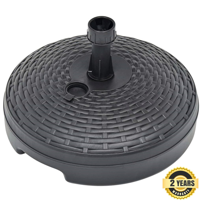 Aimili 2.7kg Plastic Free Standing Umbrella Base, Anthracite