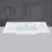 48 Inch Solid Surface Bathroom Vanity Top with Integrated Sink, Slim 0.56" Thick Countertop, Bright White Modern Design, Lightweight & Easy Install
