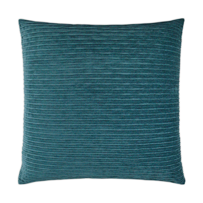 Pleatte Pillow Cover & Insert, Blue, Square 20"