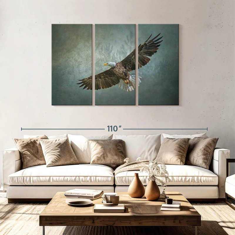 Brampt Majestic Flying Eagle, 48" H x 74" W