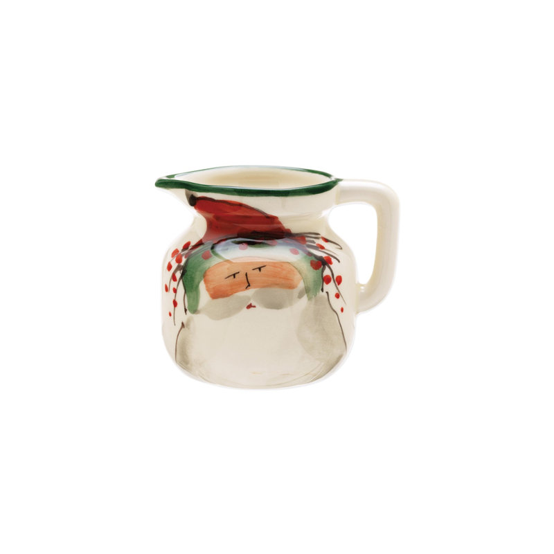 Old St. Nick Hand Painted Creamer Bowl