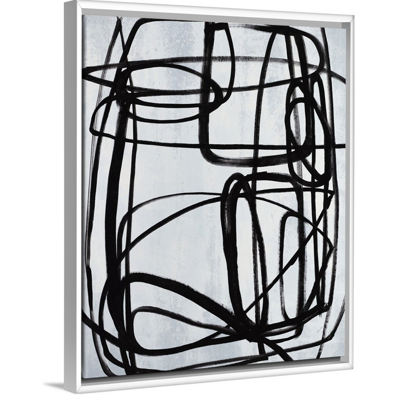 « unbreakable combat », peinture sur toile, H 15,7 po x l 12,7 po x P 1,75 po, Cadre flottant blanc
