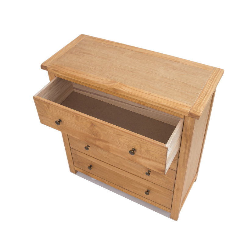 Audrey 4 Drawer Chest of Drawers, Brown