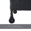 Blue Elephant 153.55cm W 643.5L Water Resistant Wicker Deck Box with Wheels-244159568