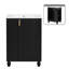 Meuble-lavabo de style moderne 24 po avec lavabo, rangement latéral et porte à fermeture douce-1960312896