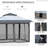 Outsunny Pop Up Canopy Tent with Netting and Carry Bag, Instant Sun Shelter-58241748