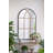 Arched Mirror With Black And Gold Windowpane Design-1243035120