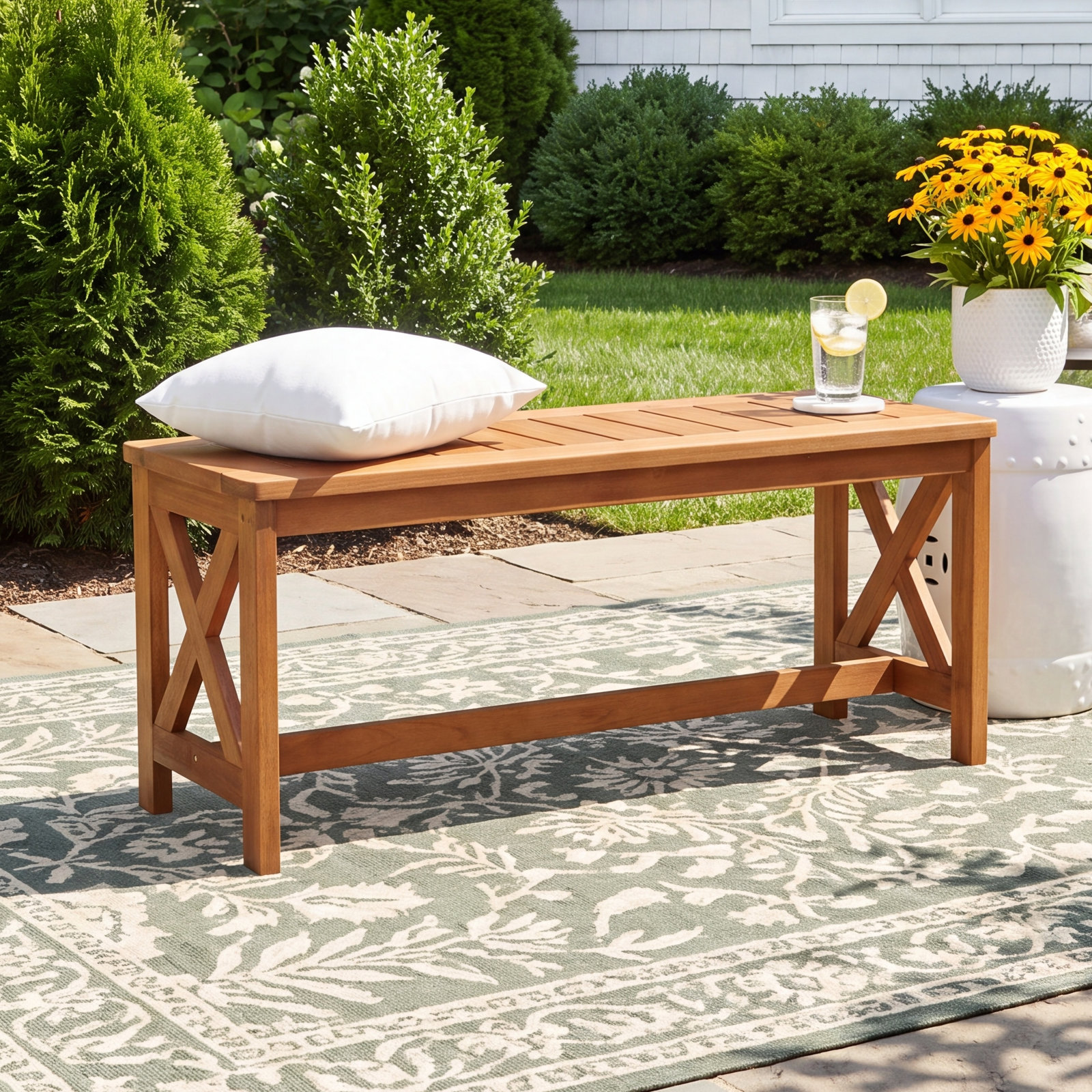 Arlen Wooden Outdoor Coffee Table
