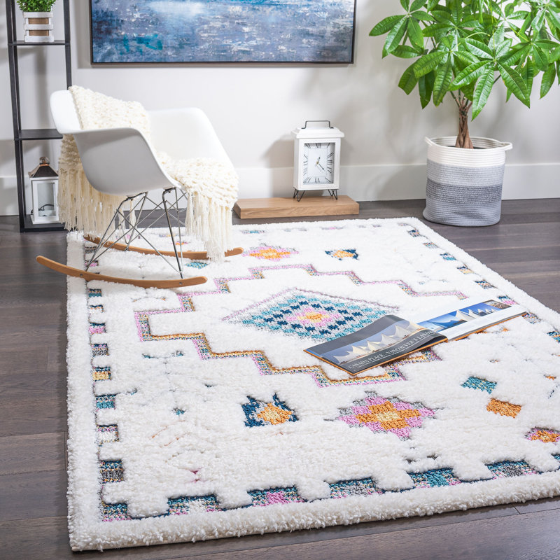 Tapis à poil long Crown, Rectangle 3 pi 11 po x 5 pi 7 po
