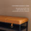 Banc rembourré orange-1551665527