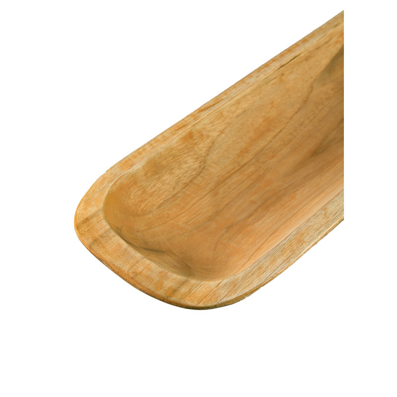 Plateau en bois naturel Serene Spaces Living