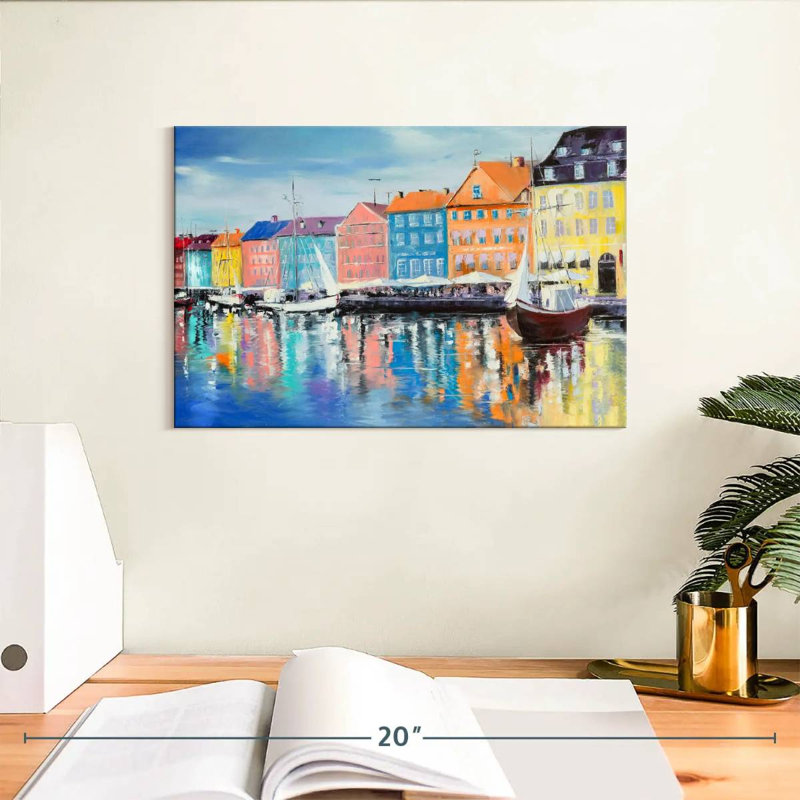 Ravi Cafes By Copenhagen Canal, H 8 po x l 12 po