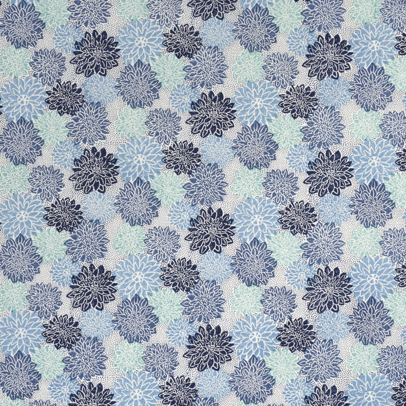 Tissu 100 % coton, Bleu