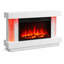 Belfry Heating 160cm W White Electric Fireplace