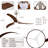 Parzy 52'' Ceiling Fan With Led Light, Remote, Quiet Reversible Motor, 6 Speeds-1718962609-1718962615
