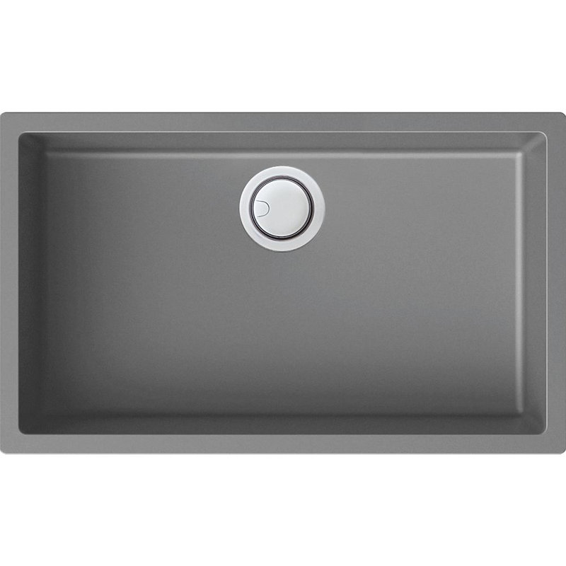 Évier de cuisine encastrable L 29-49 / 64 po x l 17-61 / 64 po Zero, Gris