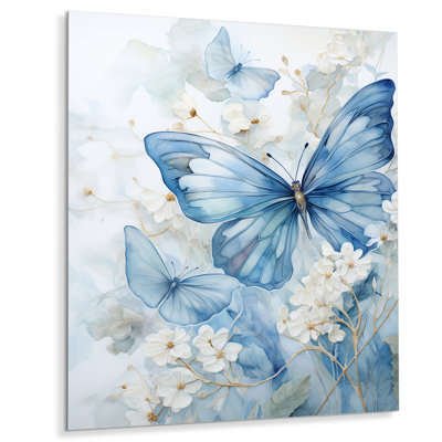 " Blue Butterfly Whispering Wings II "