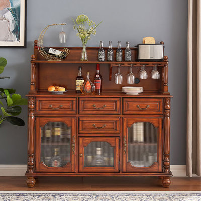 Buffet en cerisier foncé