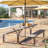 Bohall Rectangular 4 - Person 71" Long Picnic Table-223648312-224048912