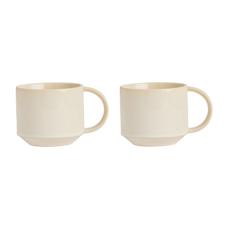 Yuka Handmade Terracotta Coffee Mug, Off White