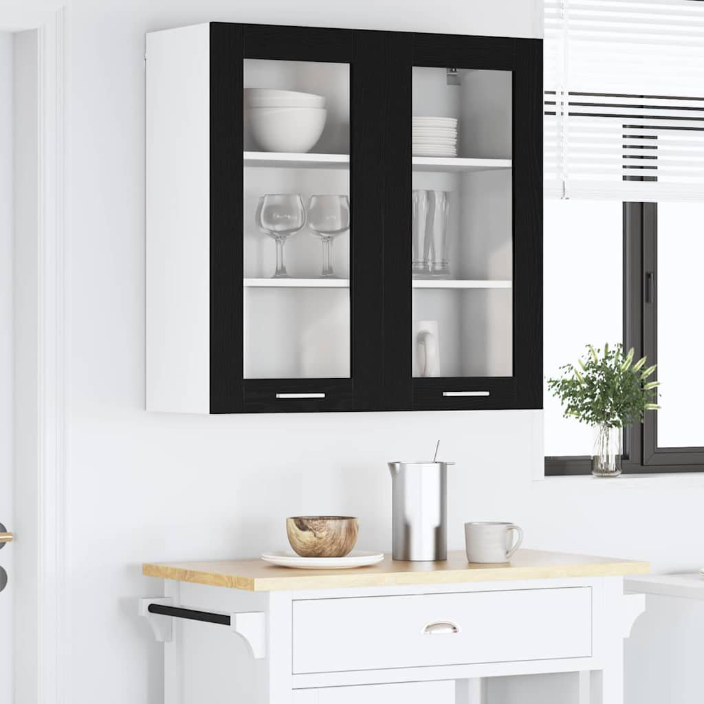Vidaxl Hanging Cabinet With Storage Riga Grey Sonoma 60 X 31 X 80 Cm