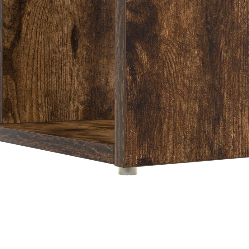 Writing Desk Engineered Wood, Smoked Oak